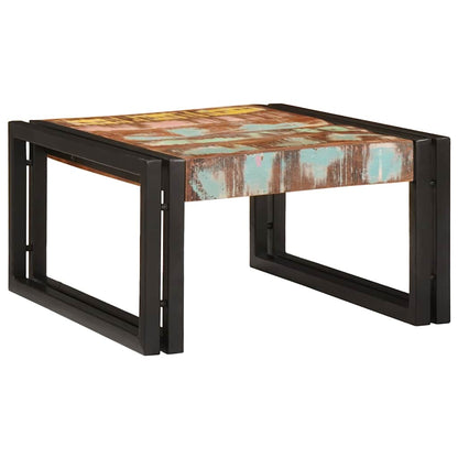 Badezimmer Regal 60 x 50 x 23 cm Massivholz Mango und Eisen