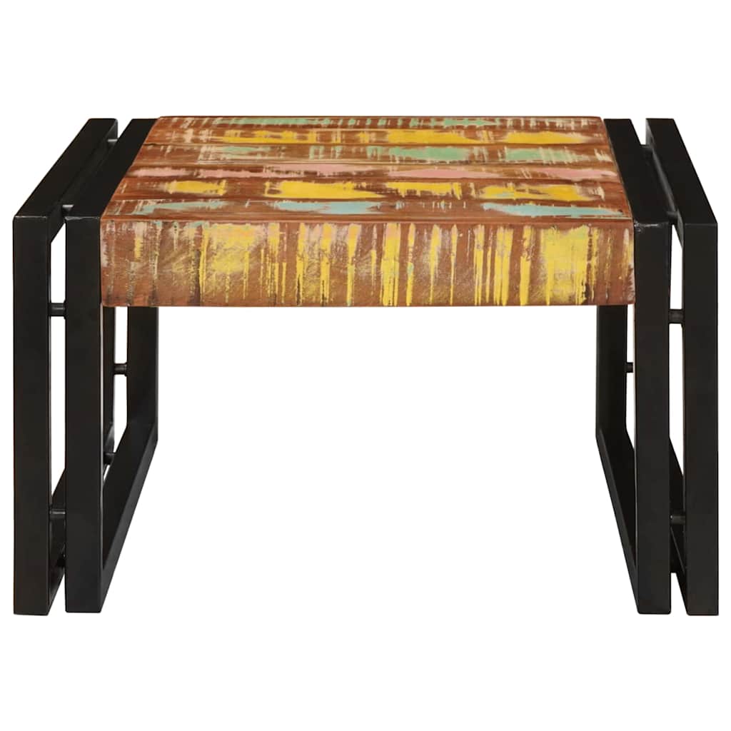 Badezimmer Regal 60 x 50 x 23 cm Massivholz Mango und Eisen