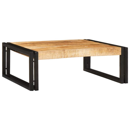 Badezimmer Regal 65 x 50 x 23 cm Massivholz Mangoholz und Eisen
