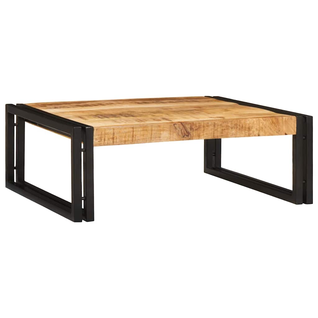 Badezimmer Regal 65 x 50 x 23 cm Massivholz Mangoholz und Eisen