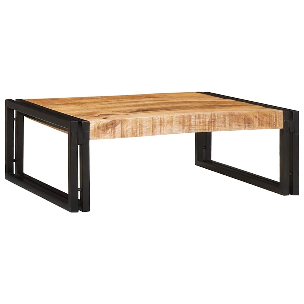 Badezimmer Regal 65 x 50 x 23 cm Massivholz Mangoholz und Eisen