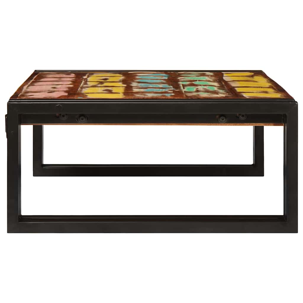 Badezimmer Regal 65 x 50 x 23 cm Massivholz Mango und Eisen