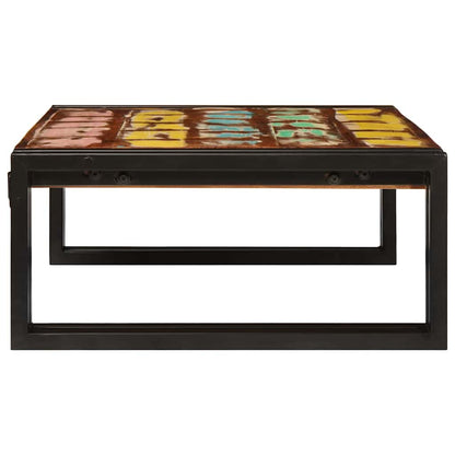 Badezimmer Regal 65 x 50 x 23 cm Massivholz Mango und Eisen