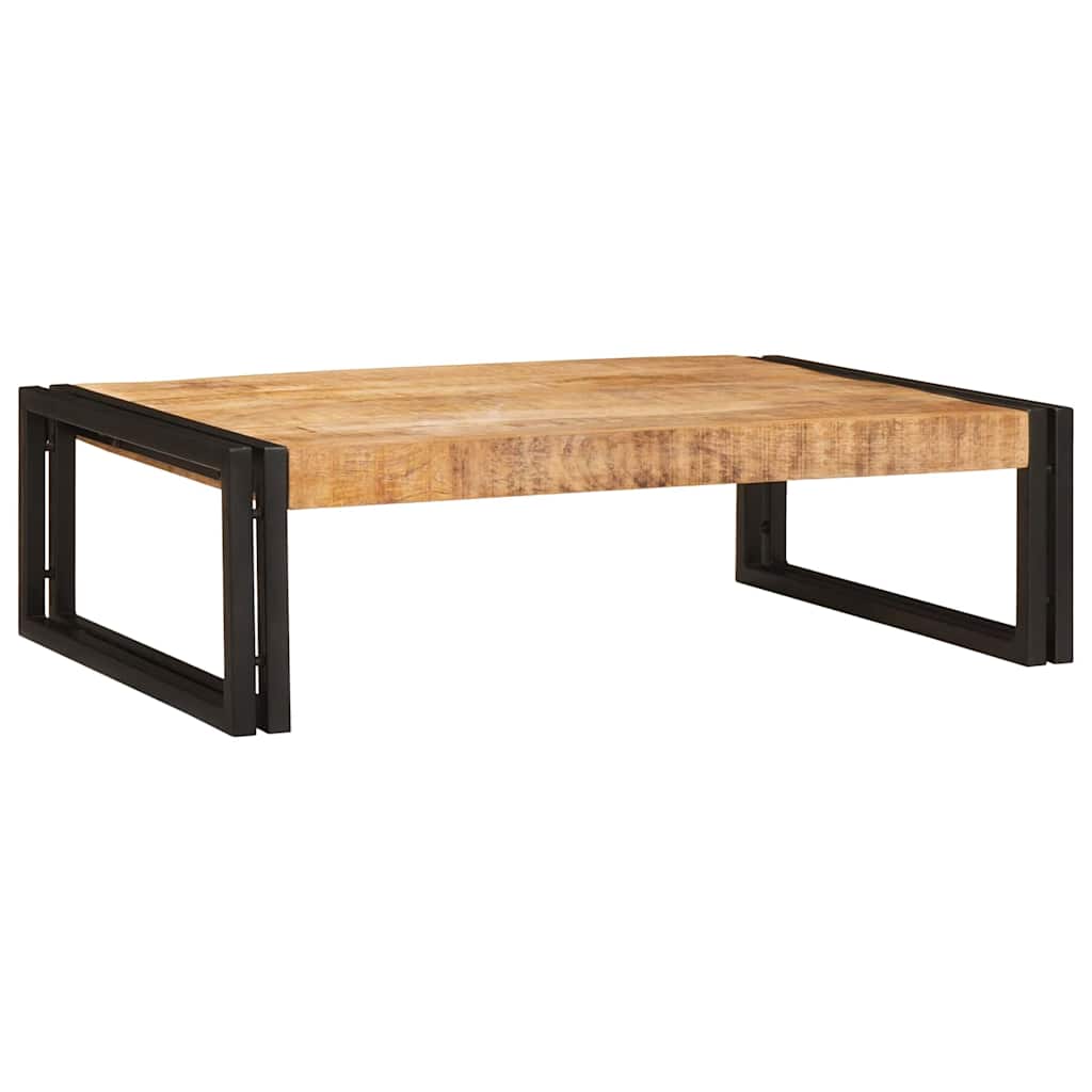 Badezimmer Regal 80 x 50 x 23 cm Massivholz Mangoholz und Eisen