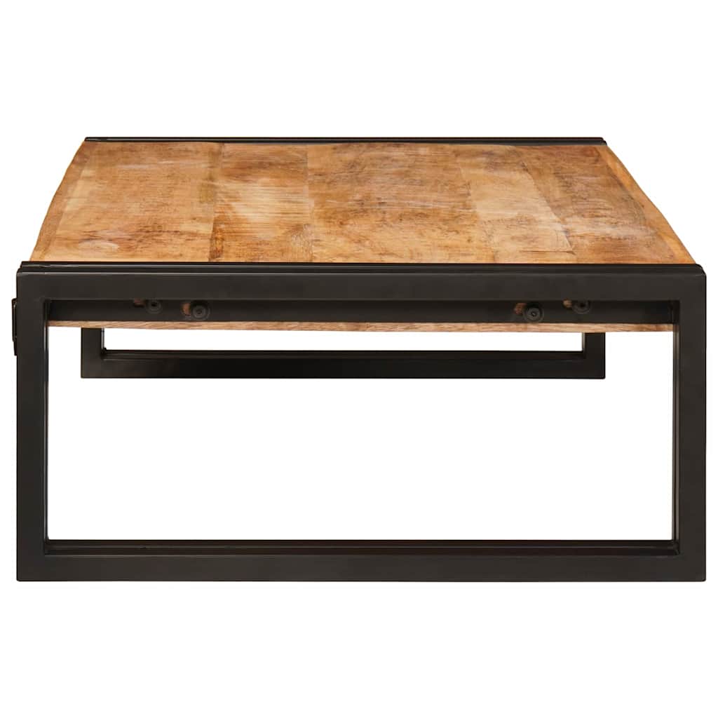 Badezimmer Regal 80 x 50 x 23 cm Massivholz Mangoholz und Eisen