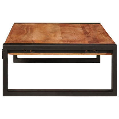 Badezimmer Regal 80 x 50 x 23 cm Massivholz Mango und Eisen