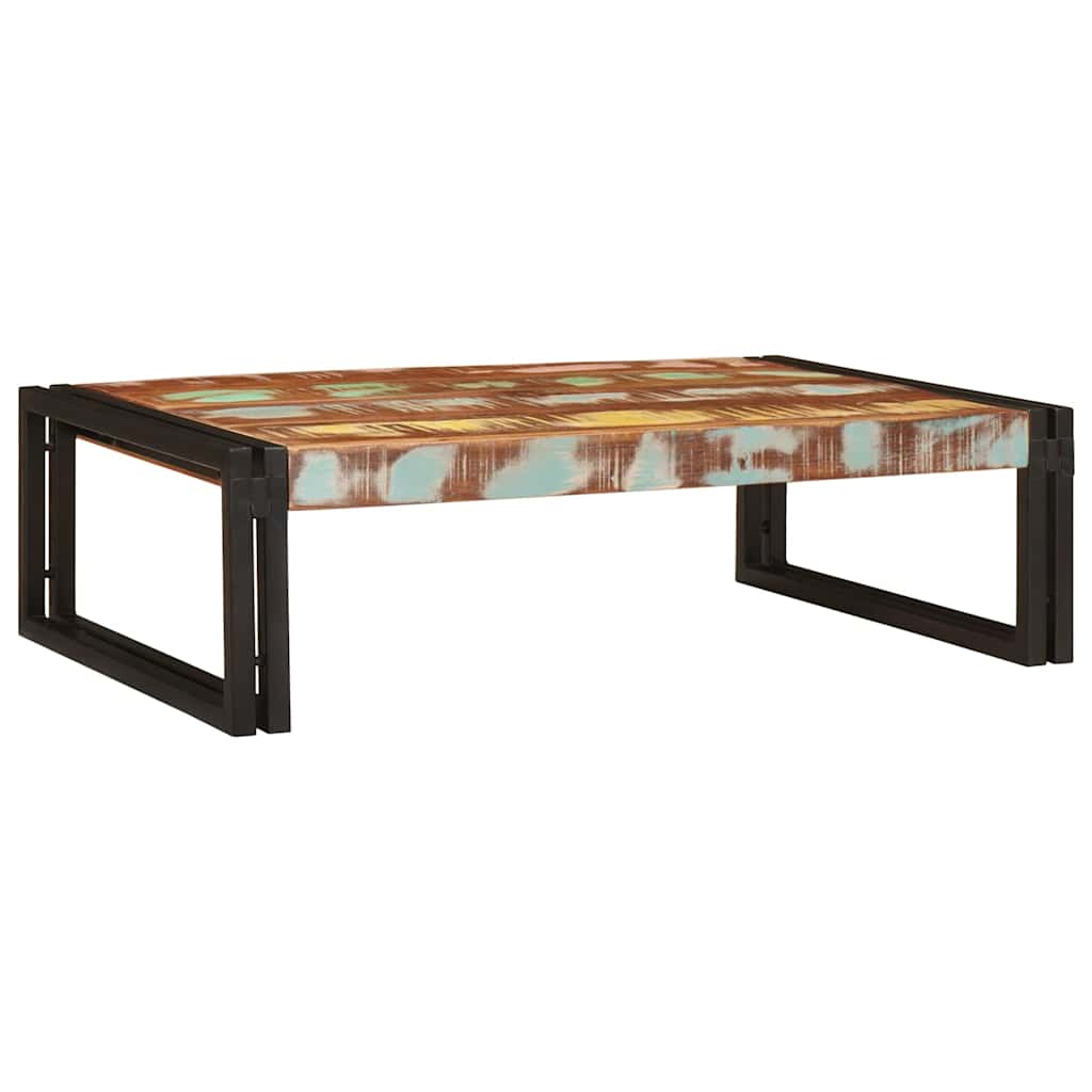 Badezimmer Regal 80 x 50 x 23 cm Massivholz Mango und Eisen