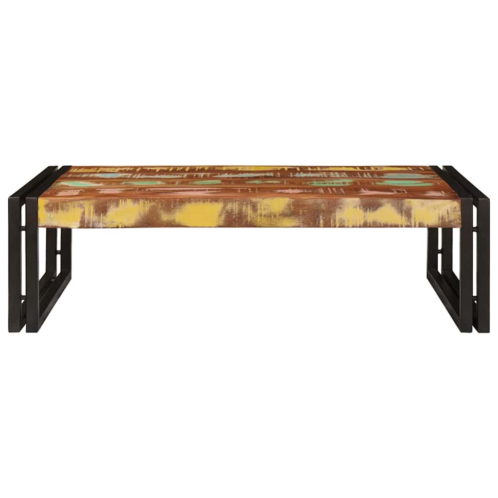 Badezimmer Regal 80 x 50 x 23 cm Massivholz Mango und Eisen