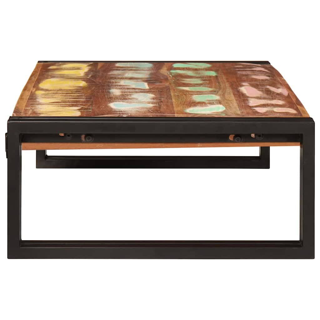 Badezimmer Regal 80 x 50 x 23 cm Massivholz Mango und Eisen