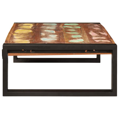 Badezimmer Regal 80 x 50 x 23 cm Massivholz Mango und Eisen