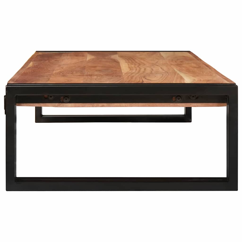 Badezimmer Regal 120 x 50 x 23 cm Massivholz Mango und Eisen