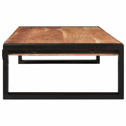 Badezimmer Regal 120 x 50 x 23 cm Massivholz Mango und Eisen