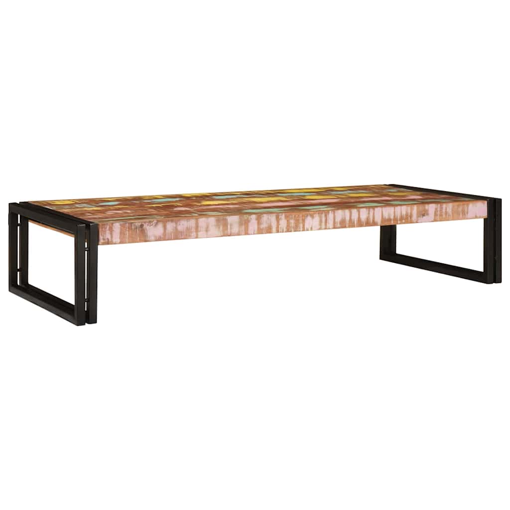 Badezimmer Regal 120 x 50 x 23 cm Massivholz Mango und Eisen