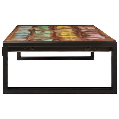 Badezimmer Regal 120 x 50 x 23 cm Massivholz Mango und Eisen