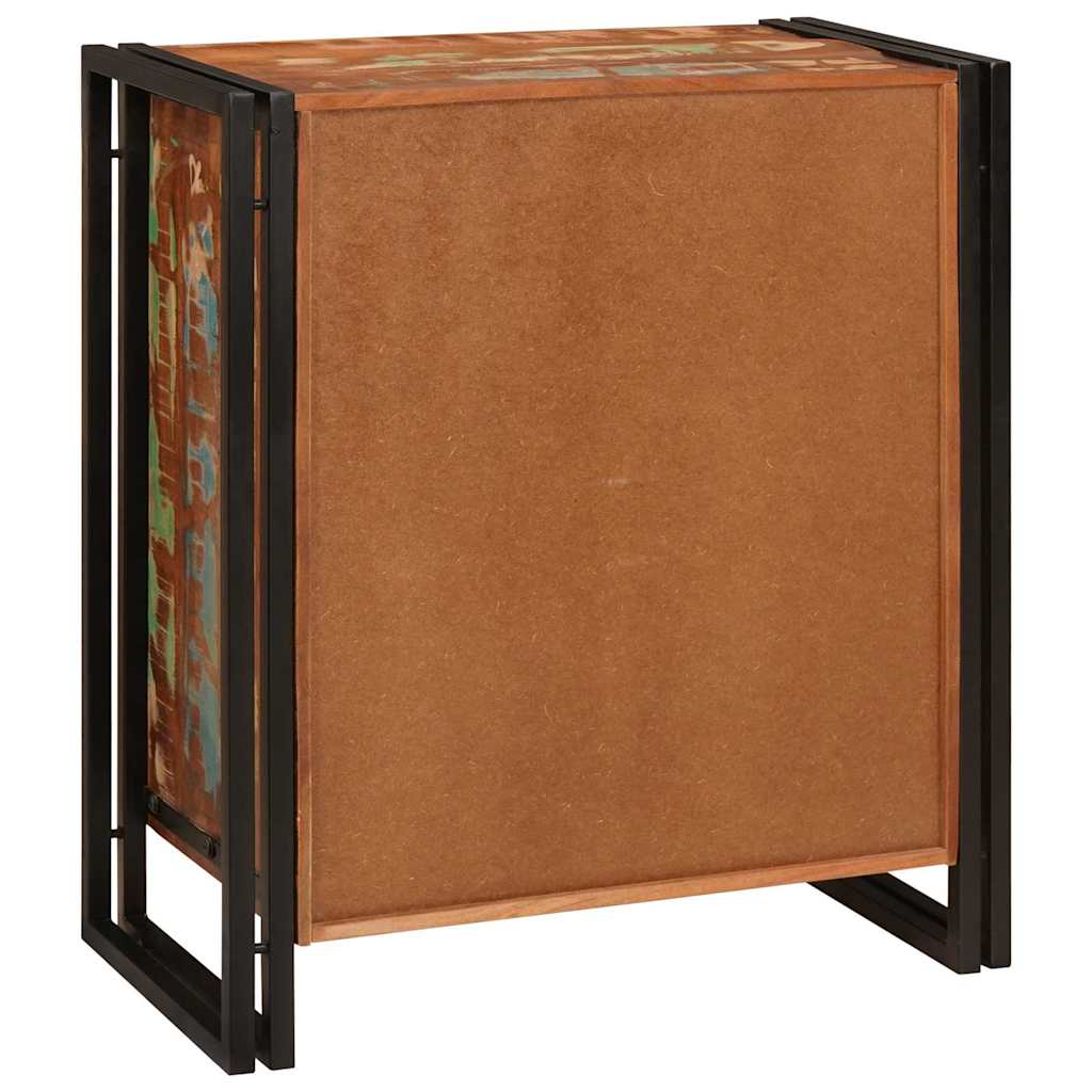 Nachttisch Mehrfarbig 38 x 33 x 58 cm Massives Altholz