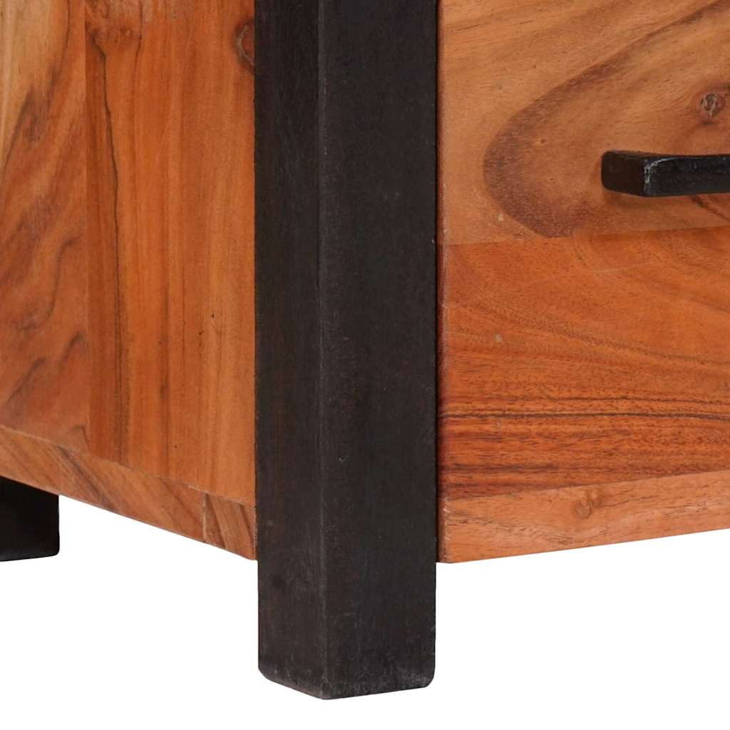 Sideboard 3 pcs Braun 110 x 30 x 75 cm Massivholz Akazie