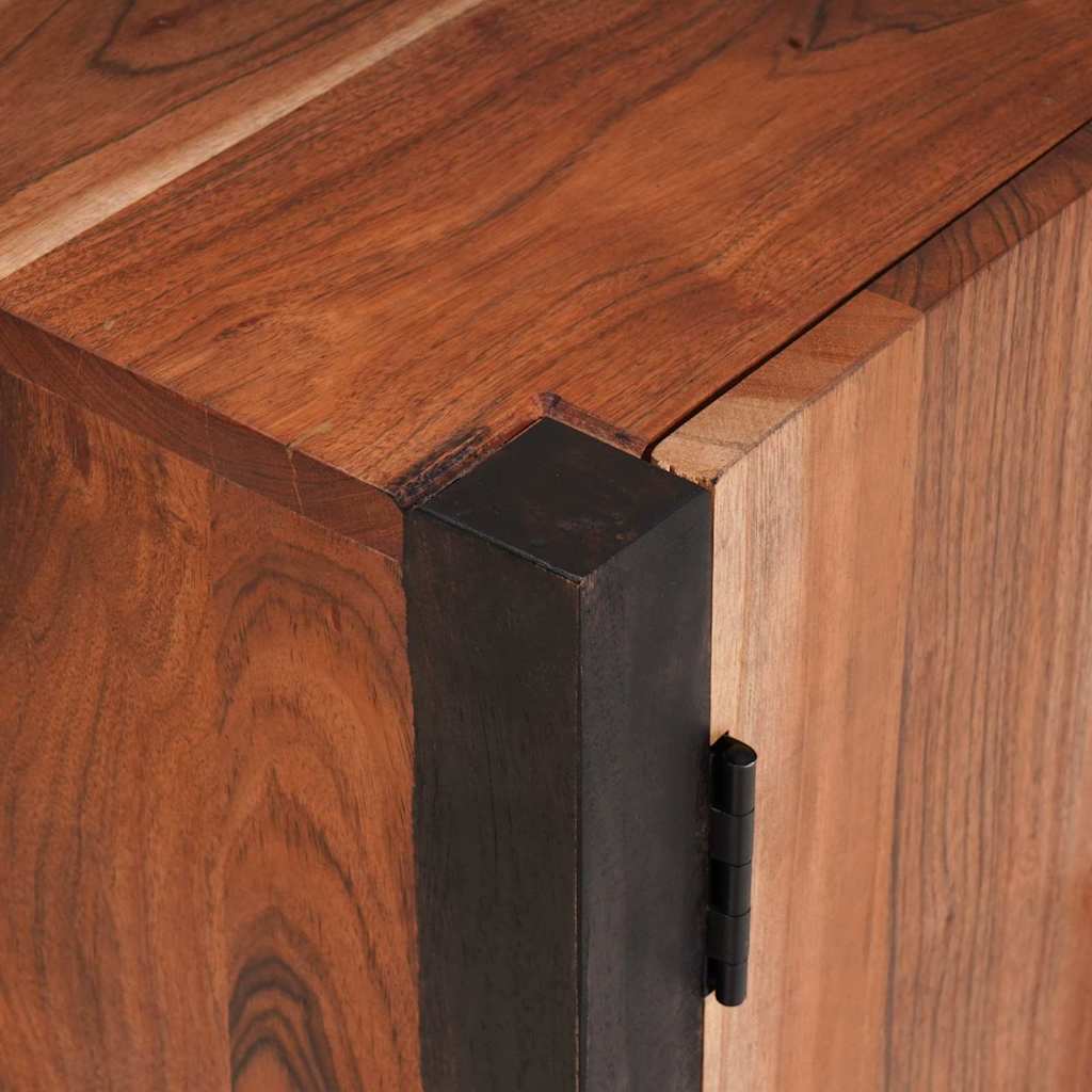 Sideboard 3 pcs Braun 55 x 30 x 75 cm Massivholz Akazie