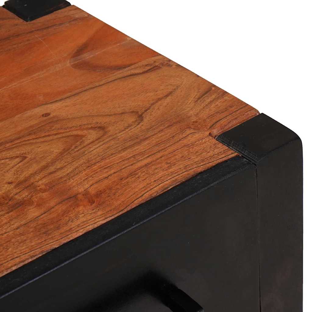 Sideboard 2 pcs Braun 110 x 30 x 75 cm Massivholz Akazie