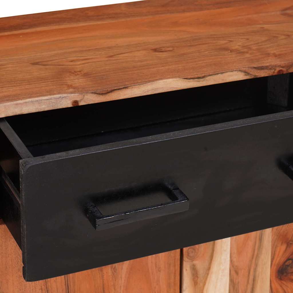 Sideboard 2 pcs Braun 110 x 30 x 75 cm Massivholz Akazie