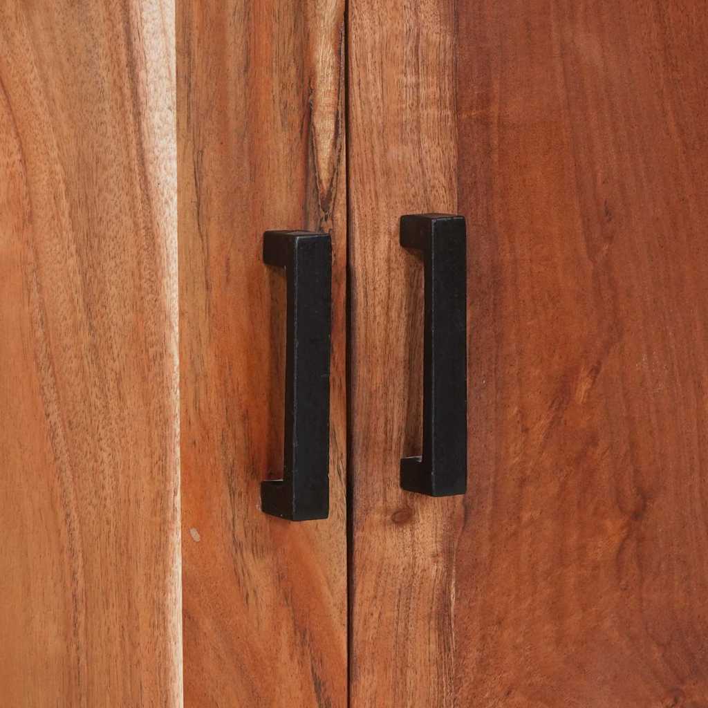 Sideboard Braun 70 x 30 x 75 cm Massivholz Akazie