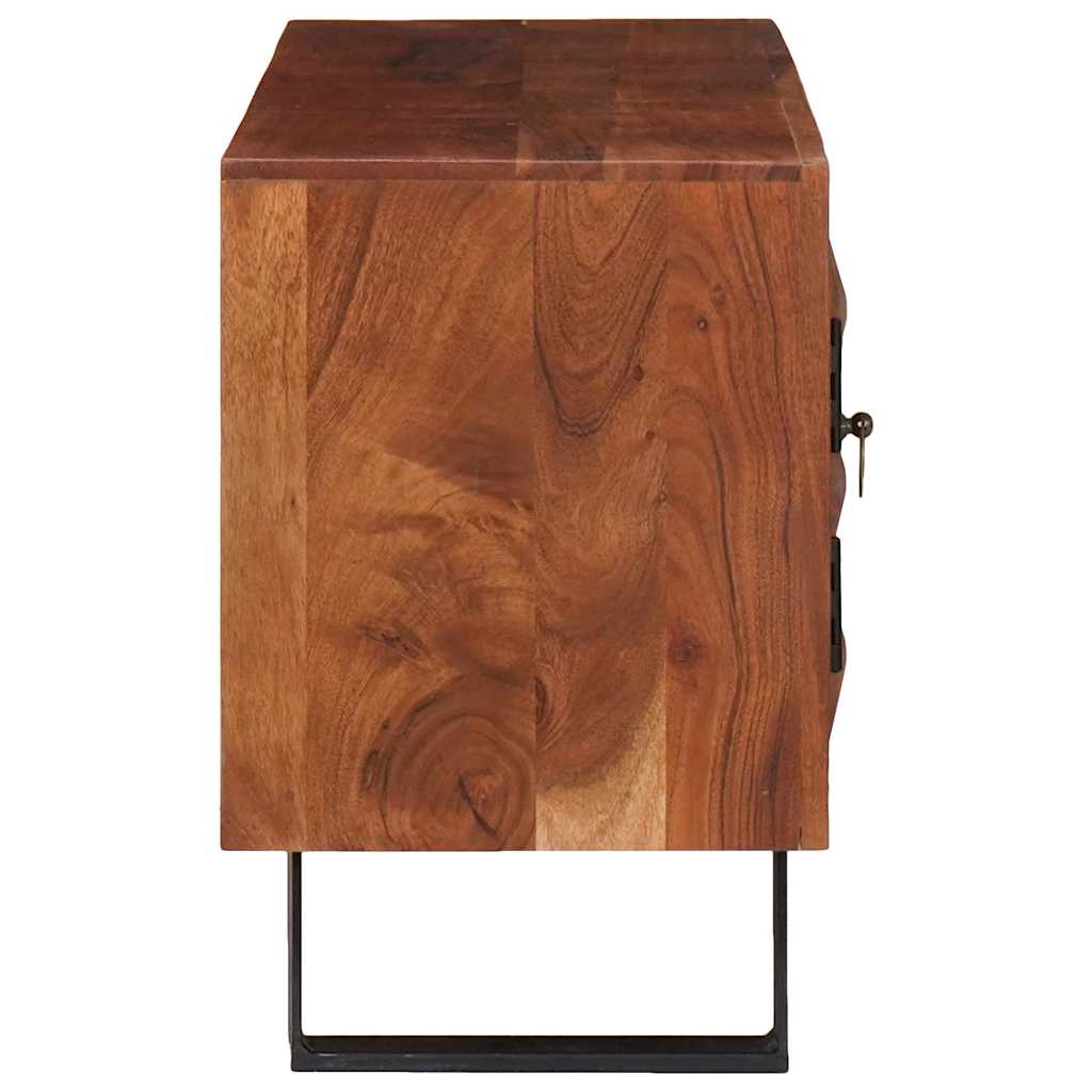 Medienlagerung Schränke & Regale mit Tür Braun 112 x 30 x 48 cm