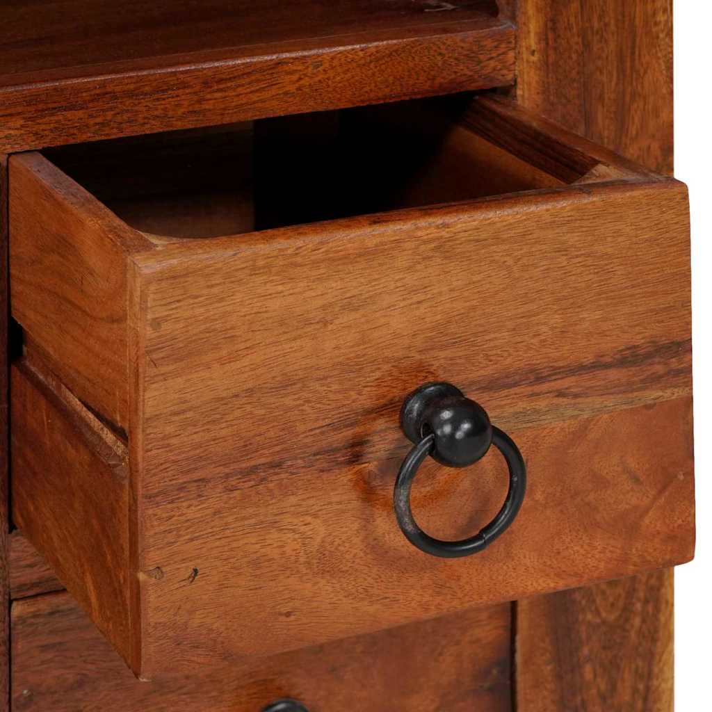 Sideboard Braun 80 x 30 x 55 cm Akazie Massivholz