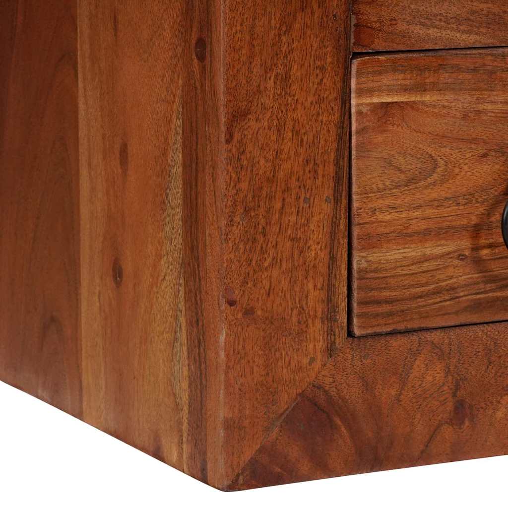 Sideboard Braun 80 x 30 x 55 cm Akazie Massivholz