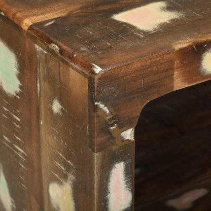 Couchtisch Mehrfarbig 90 x 50 x 35 cm Massives Altholz