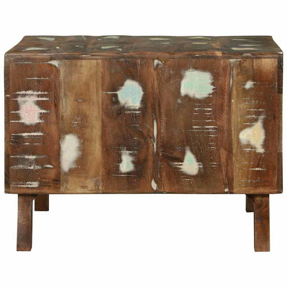Couchtisch Mehrfarbig 50 x 50 x 35 cm Massives Altholz