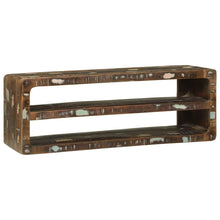 TV-Schrank Mehrfarbig 100 x 32 x 36 cm Massivholz Altholz