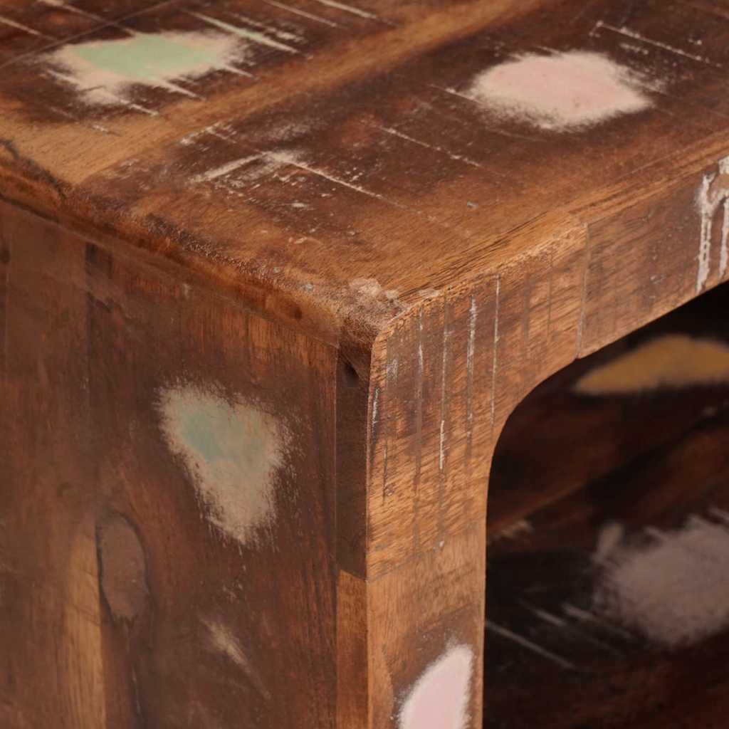 Nachttische 45 x 30 x 24 cm Massives Altholz