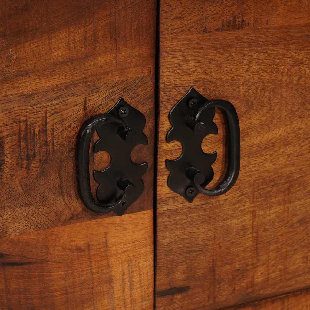 TV-Schränk Braun 110 x 30 x 40 cm massives Mangoholz