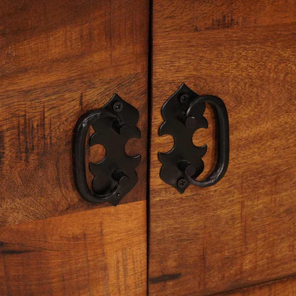 TV-Schränk Braun 110 x 30 x 40 cm massives Mangoholz