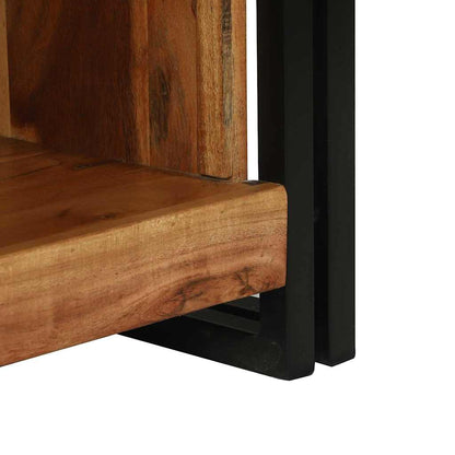 Couchtisch Braun 90 x 50 x 38 cm Akazie Massivholz