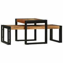Couchtisch 2 pcs Braun 48 x 40 x 40 cm Massivholz Akazie