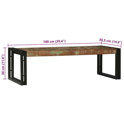 Couchtisch 2 pcs Mehrfarbig 48 x 40 x 40 cm Massives Altholz