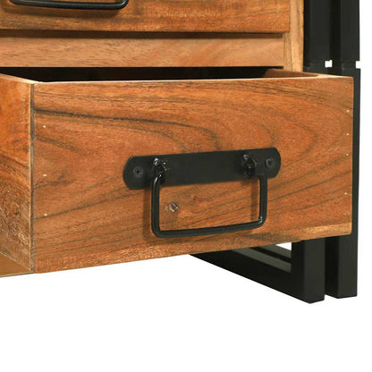 Couchtisch Braun 90 x 50 x 38 cm Massivholz Akazie