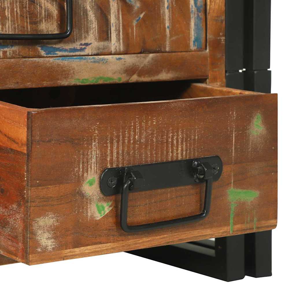 Couchtisch Braun 90 x 50 x 38 cm Massives Altholz