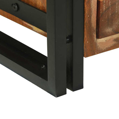 Couchtisch Braun 90 x 50 x 38 cm Massives Altholz