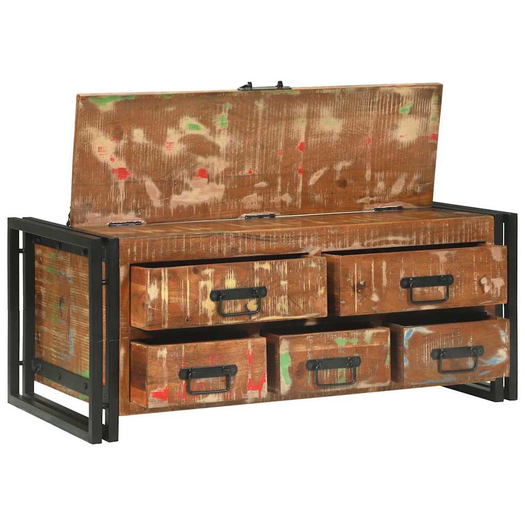 Couchtisch Braun 90 x 50 x 38 cm Massives Altholz