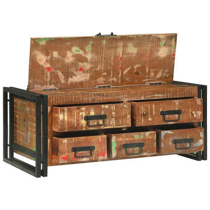 Couchtisch Braun 90 x 50 x 38 cm Massives Altholz