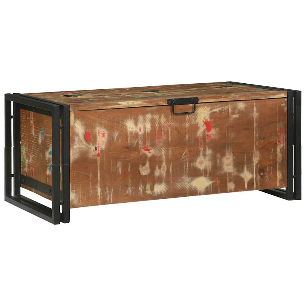 Couchtisch Braun 90 x 50 x 38 cm Massives Altholz