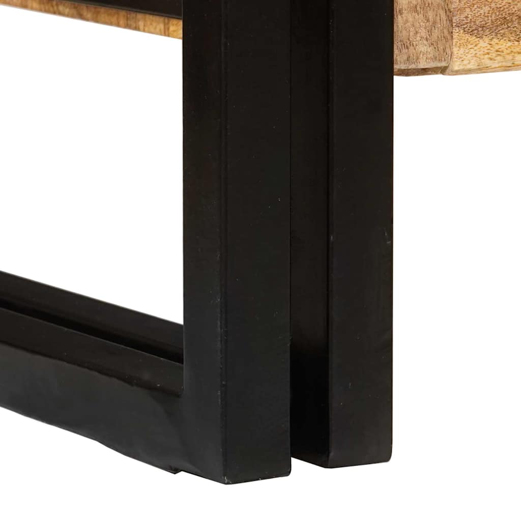 Sideboard Braun 80 x 33 x 70 cm Massivholz Mango