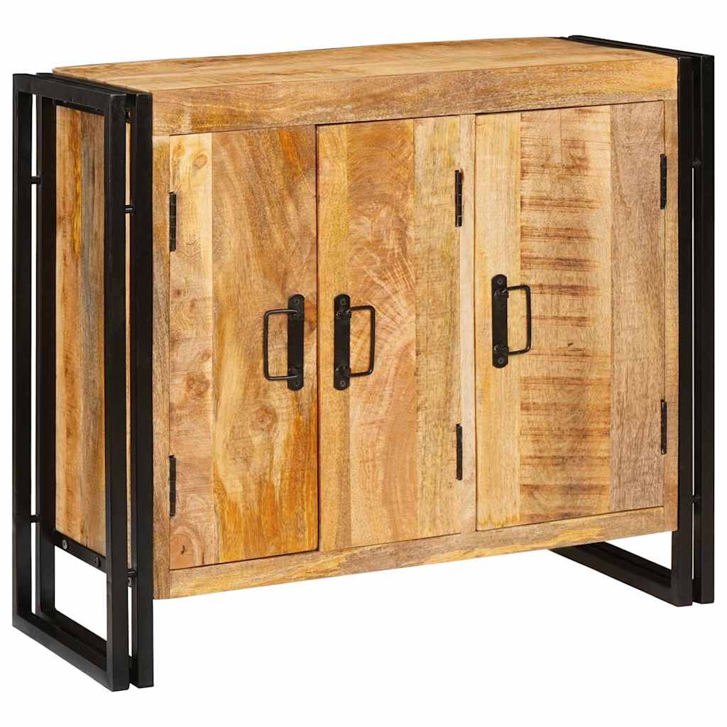 Sideboard Braun 80 x 33 x 70 cm Massivholz Mango