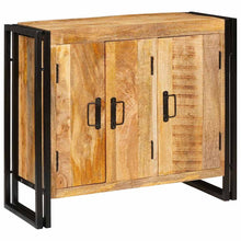 Sideboard Braun 80 x 33 x 70 cm Massivholz Mango