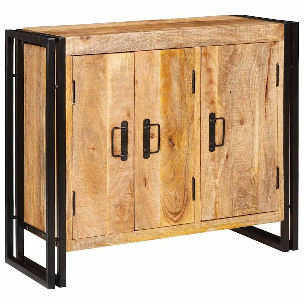 Sideboard Braun 80 x 33 x 70 cm Massivholz Mango