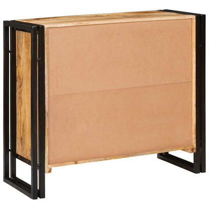 Sideboard Braun 80 x 33 x 70 cm Massivholz Mango