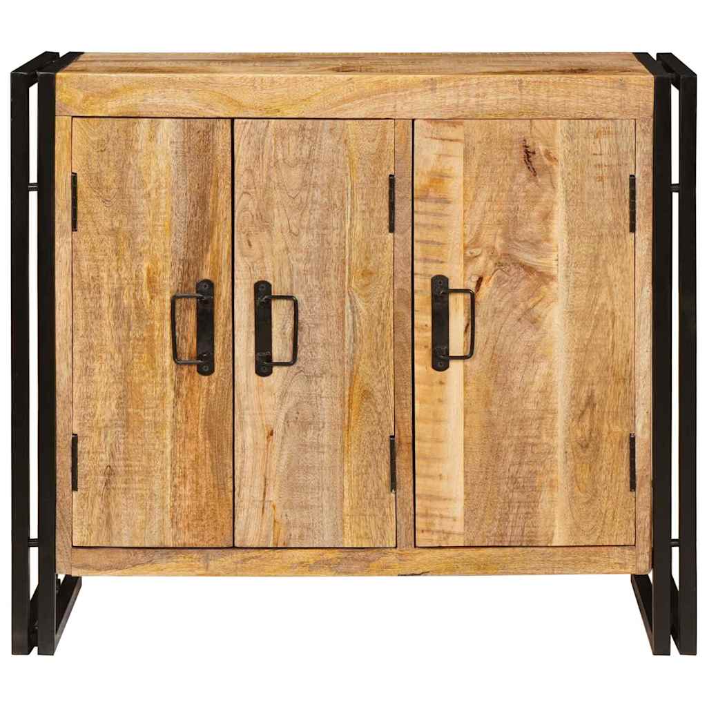 Sideboard Braun 80 x 33 x 70 cm Massivholz Mango