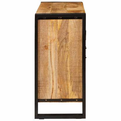 Sideboard Braun 80 x 33 x 70 cm Massivholz Mango