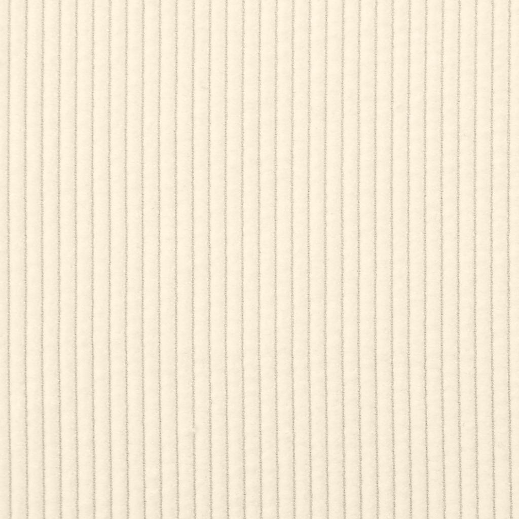 Modulares Sofa mit Fußhocker und Kissen Cream